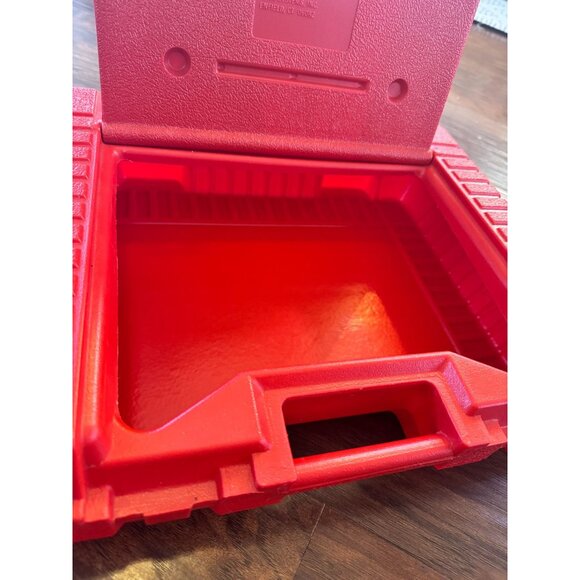 Lego Red Carrying Case With Secure Clasps & Handle For Storage Or Transport Of L - Picture 10 of 11